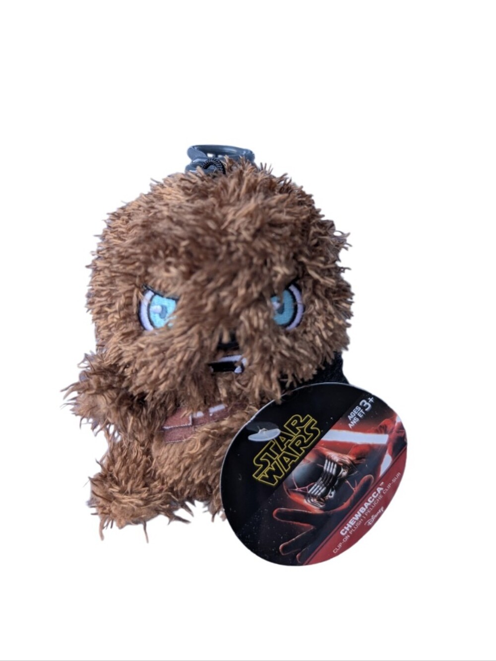 5 For $25 🩷 Disney Star Wars Heroez 7" Plush Chewbacca Bag Clip